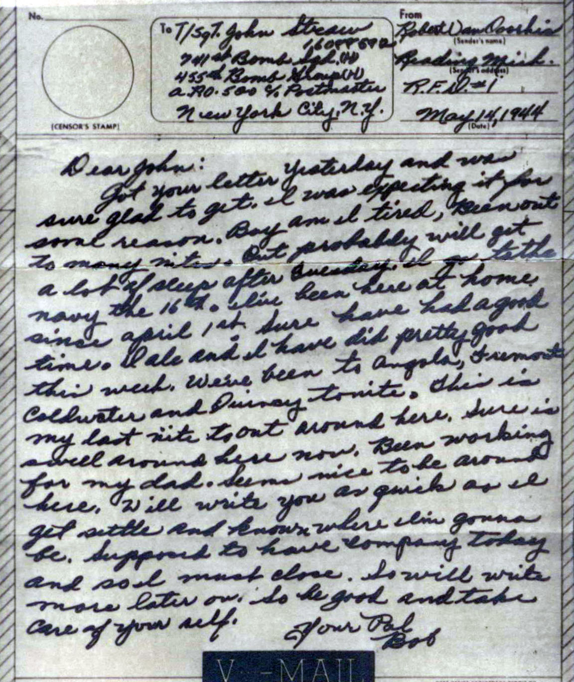 War Correspondence John S Straw Ancestor Speak Voices of the Past